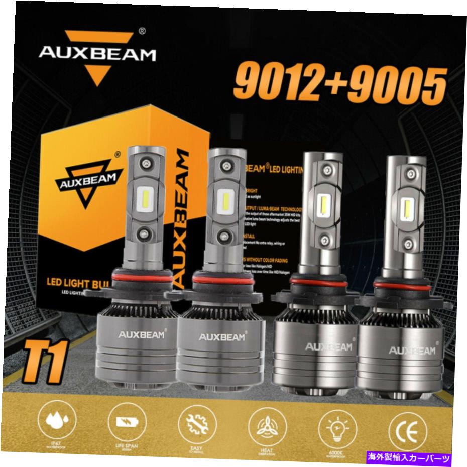 USヘッドライト Auxbeam 9012 + 9005 LEDの隠れたRAM 1500 2500 3500 2013 2014 2014 2014 AUXBEAM 9012+9005 LED Headlight Bulb For Dodge RAM 1500 2500 3500 2013 2014 2015【並行輸入品】
