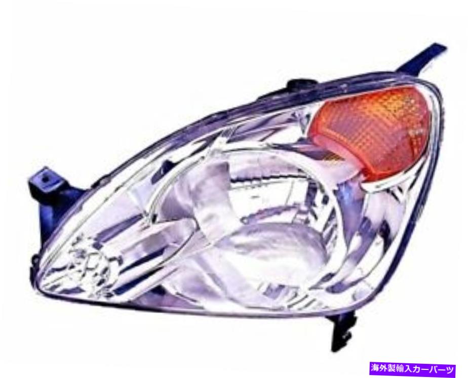 USヘッドライト ホンダCR-Vヘッドライト右イエロー2001-2003 HONDA CR-V HeadLight RIGHT Yellow 2001-2003【並行輸入品】