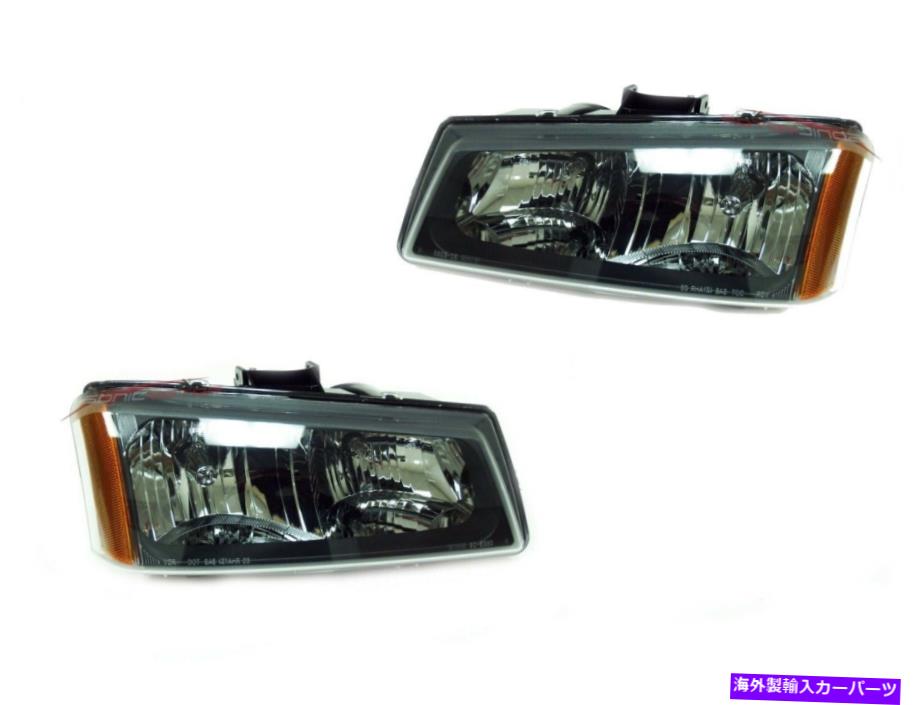 USヘッドライト 2003年から2004年のシボレーSilverado 2500 3500ヘッドライトドライバー＆旅客サイド For 2003-2004 Chevy Silverado 2500 3500 Head Lights Driver & Passenger Side【並行輸入品】