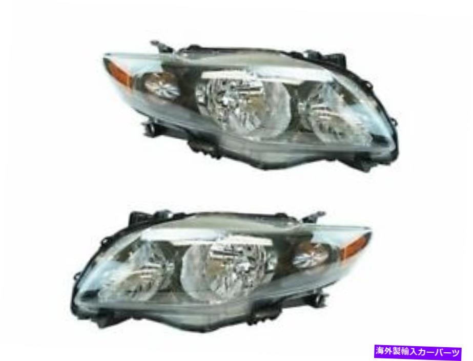 USヘッドライト Headlightアセンブリは、トヨタカローラ2010 2009のための2TFF56を設定します Headlight Assembly Set 2TFF56 for Toyota Corolla 2010 2009【並行輸入品】
