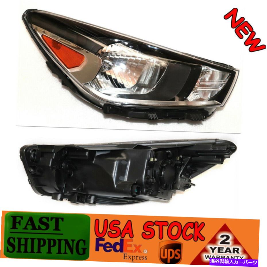 USヘッドライト Headlampアセンブリ右助手席側（RH）2018年2019年2020年KIAリオセダン Headlamp Assembly Right Passenger Side (RH) Fit For 2018 2019 2020 Kia Rio Sedan【並行輸入品】