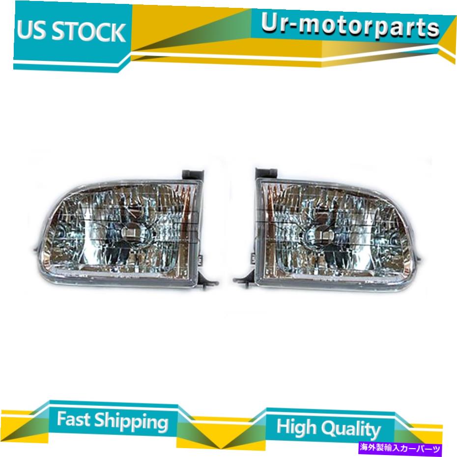 USヘッドライト 2 Tyc左右ヘッドライトヘッドランプアセンブリのセットTundra 2000-2004 Set of 2 TYC Left Right Headlight Headlamp Assembly fits Tundra 2000-2004【並行輸入品】