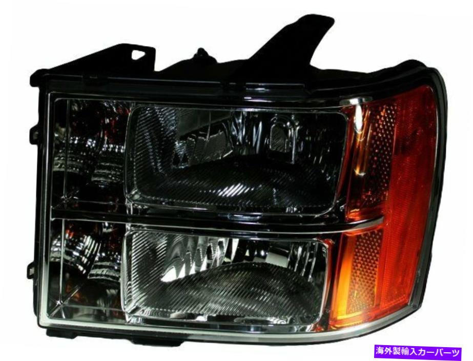 USヘッドライト 2007-2013 GMC Sierra 1500 Headlightアセンブリの距離64412MQ 2008 2009 2010 For 2007-2013 GMC Sierra 1500 Headlight Assembly Left 64412MQ 2008 2009 2010【並行輸入品】