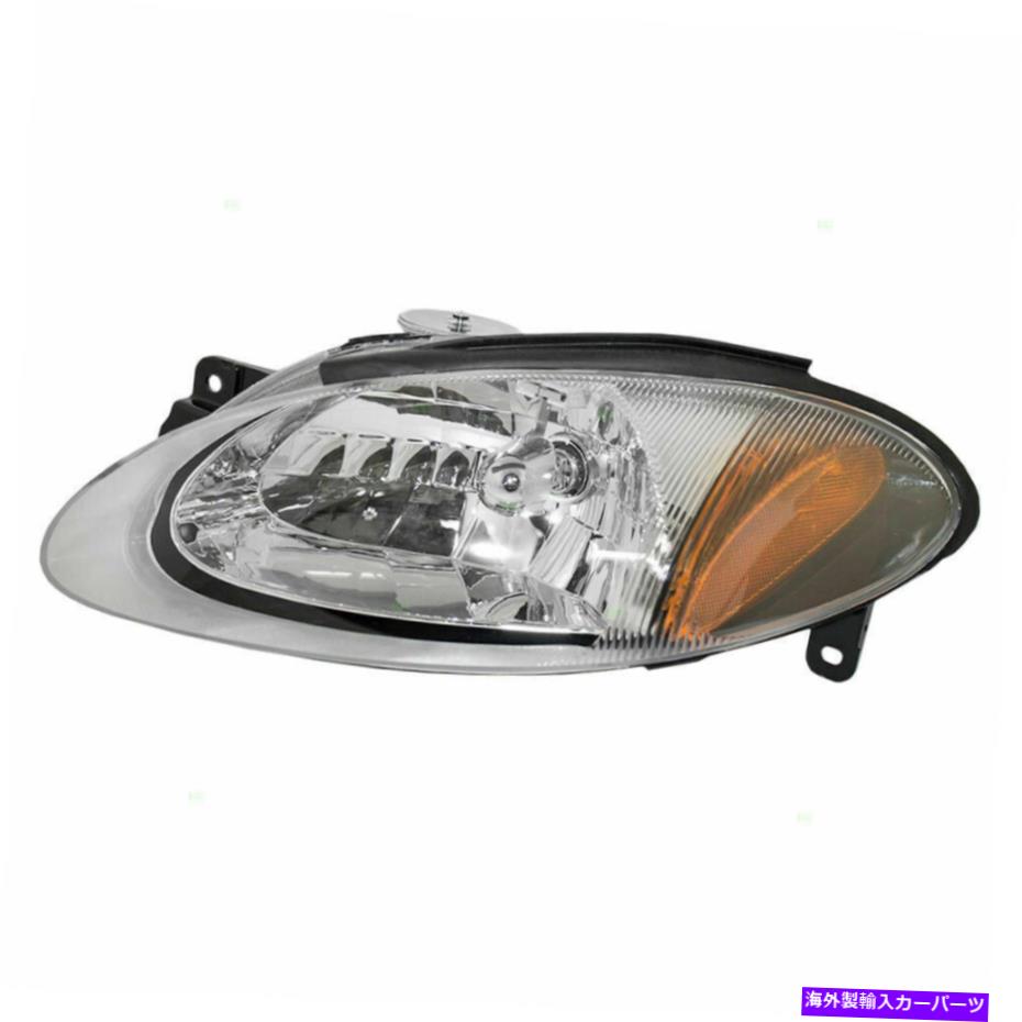 USヘッドライト 98-03フォードのためのドライバハロゲンヘッドライトヘッドランプハウジングアセンブリZX2 Drivers Halogen Headlight Headlamp Housing Assembly for 98-03 Ford Escort ZX2【並行輸入品】