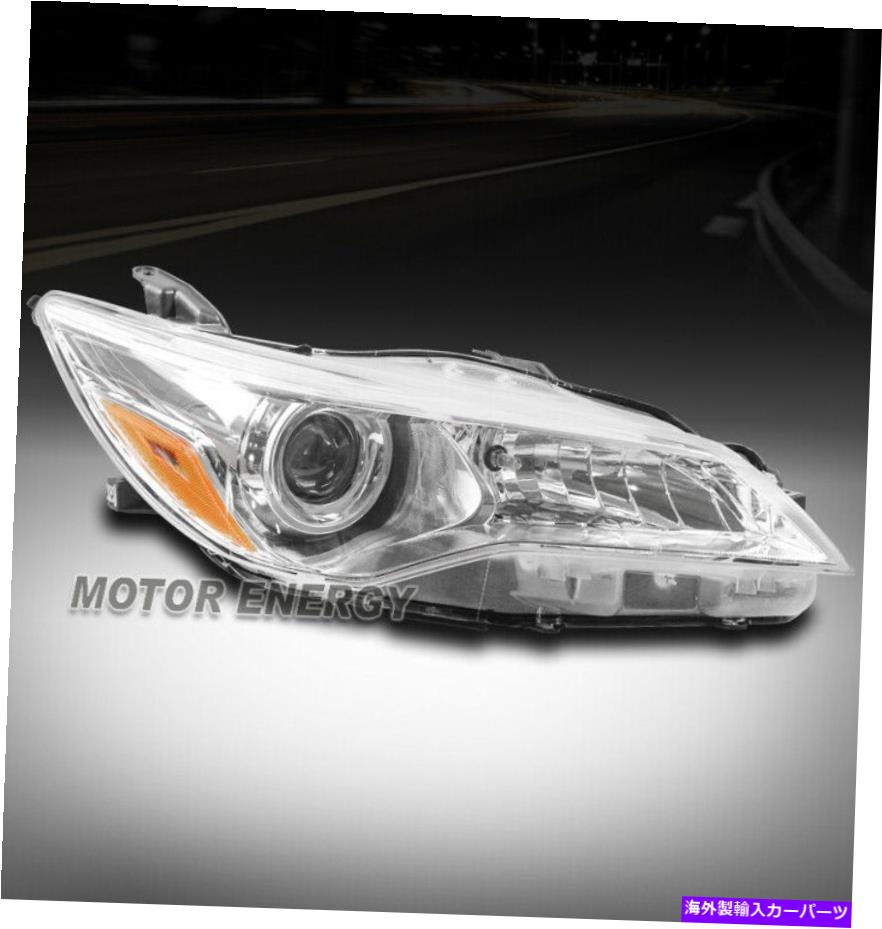 USヘッドライト 15-17トヨタカムリー交換プロジェクターヘッドライトヘッドランプクローム乗客 FOR 15-17 TOYOTA CAMRY REPLACEMENT PROJECTOR HEADLIGHT HEADLAMP CHROME PASSENGER【並行輸入品】
