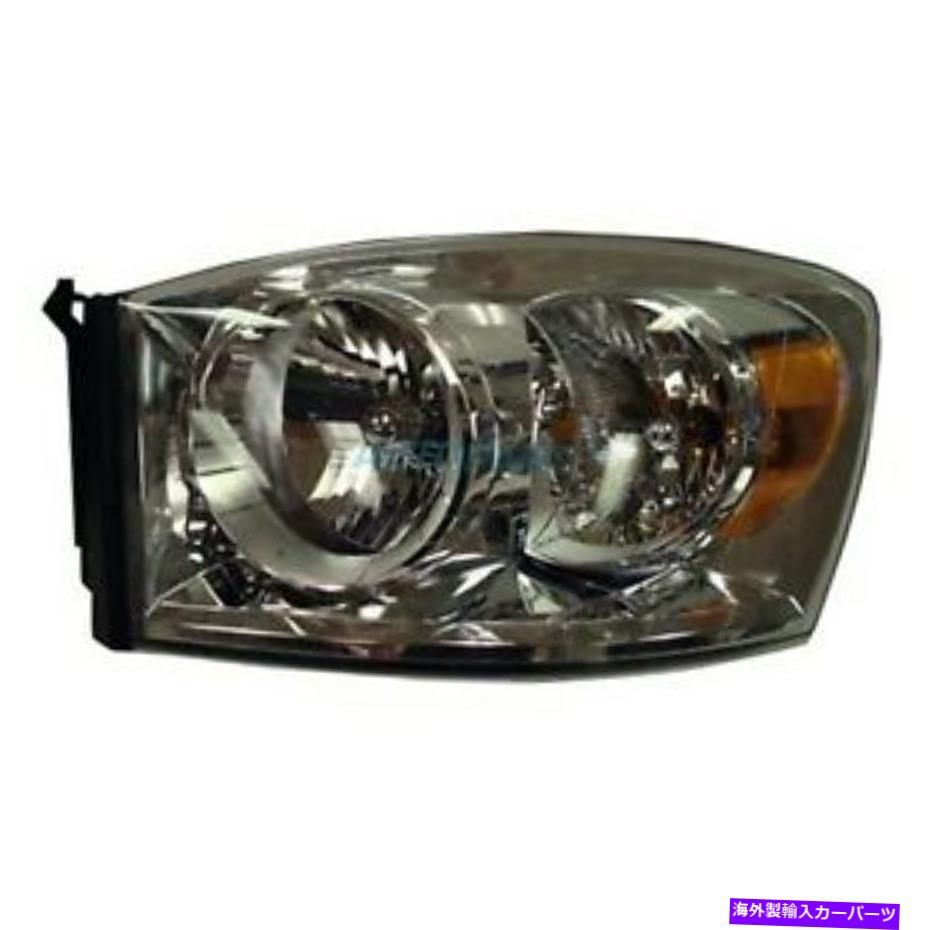 USヘッドライト 新しい左側ヘッドランプアセンブリ継承2007-2009ドッジRAM 2500 CH2502180 NEW LEFT SIDE HEAD LAMP ASSEMBLY FITS 2007-2009 DODGE RAM 2500 CH2502180【並行輸入品】