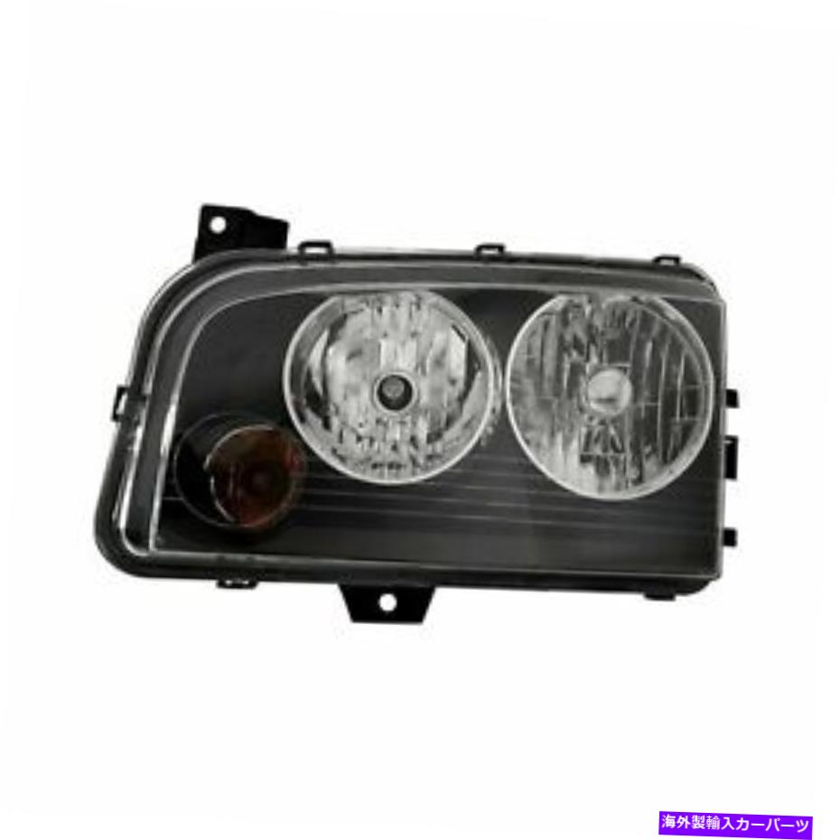 USヘッドライト Dodge Charger 2006-2010の場合CH2502206Vドライバ側の交換ヘッドライト For Dodge Charger 2006-2010 Replace CH2502206V Driver Side Replacement Headlight【並行輸入品】