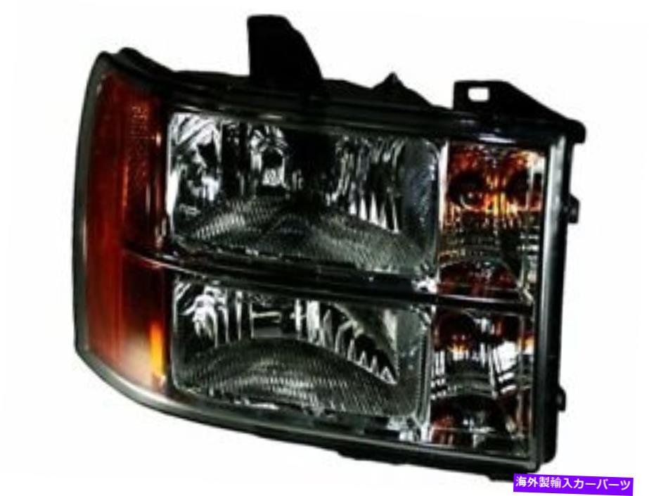 USヘッドライト 2007-2014 GMC Sierra 3500 HD 2008 2009 2010 T365WVの右ヘッドライトアセンブリ Right Headlight Assembly For 2007-2014 GMC Sierra 3500 HD 2008 2009 2010 T365WV【並行輸入品】