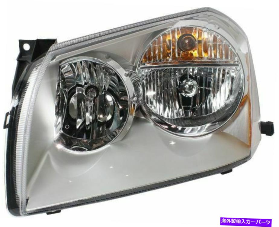 USヘッドライト 2005年から2007年のドッジマグナム運転側のヘッドライトW /電球 Headlight For 2005-2007 Dodge Magnum Driver Side w/ bulb【並行輸入品】