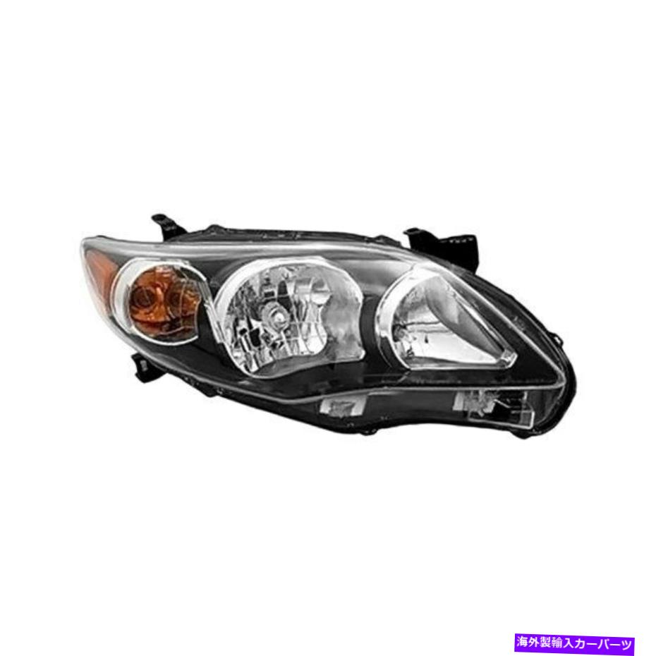 USヘッドライト トヨタカローラ11-13 kメタル7134367Q旅客サイド交換ヘッドライト For Toyota Corolla 11-13 K-Metal 7134367Q Passenger Side Replacement Headlight【並行輸入品】