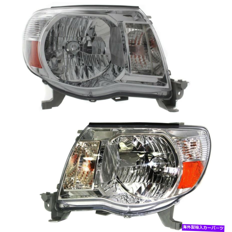 USヘッドライト Headlight 2005-2011 Toyota TacomaがLeft＆Right Bulb Capa 2PC Headlight Set For 2005-2011 Toyota Tacoma Left and Right With Bulb CAPA 2Pc【並行輸入品】 37,567円