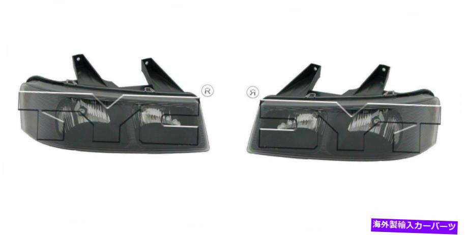 USヘッドライト 2003-2015 Chevrolet Express 1500/2500/350ヘッドライトドライバー＆旅客LH + RH For 2003-2015 Chevrolet Express 1500/2500/350 Headlight Driver & Passenger LH+RH【並行輸入品】