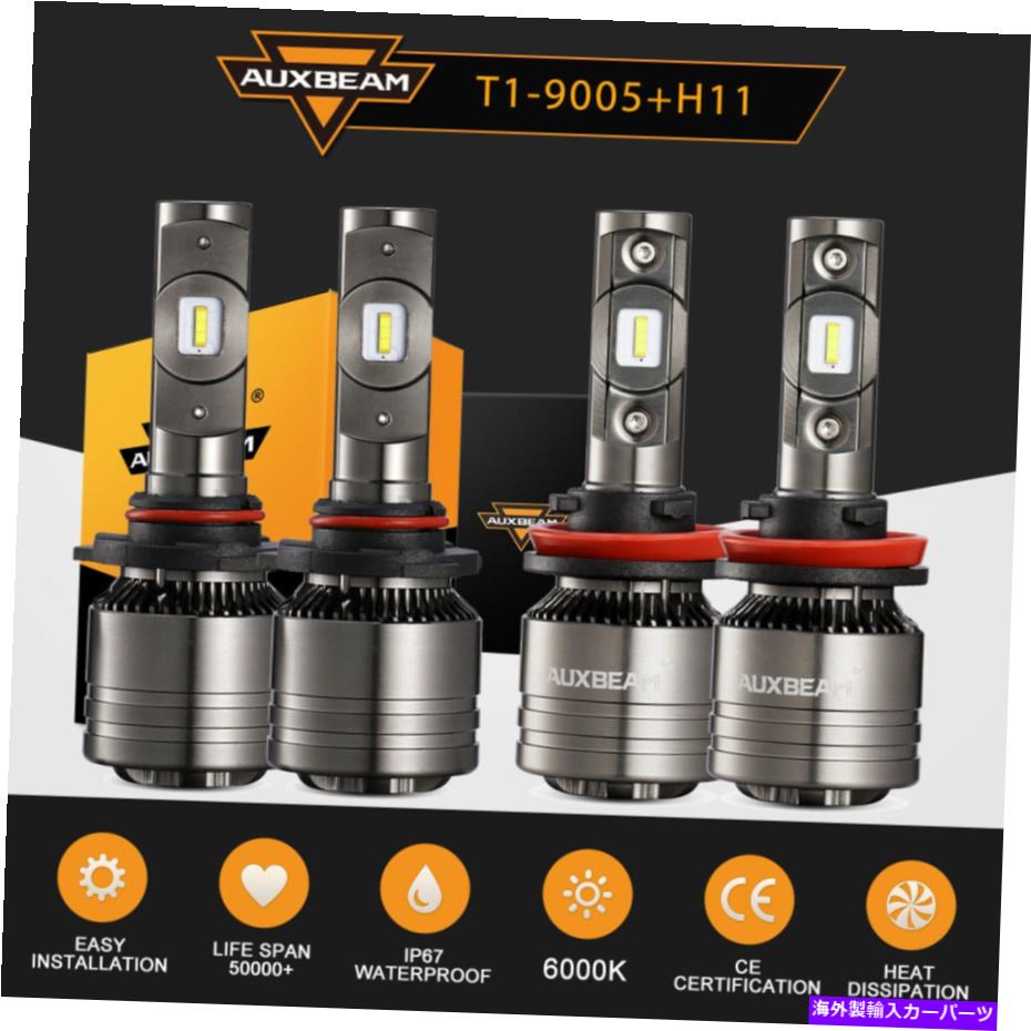 USヘッドライト Chevy Silverado / GMC Sierra 1500 07-13のためのAuxbeam 9005 H11 LEDのヘッドライトの電球 AUXBEAM 9005 H11 LED Headlight Bulbs for Chevy Silverado / GMC Sierra 1500 07-13【並行輸入品】 37,567円