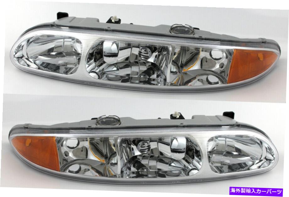 USヘッドライト 1999年2000年2001年2002年2004年oldsmobile Aleroヘッドライトヘッドランプペアセット For 1999 2000 2001 2002 2003 2004 Oldsmobile Alero Headlight Headlamp Pair Set【並行輸入品】