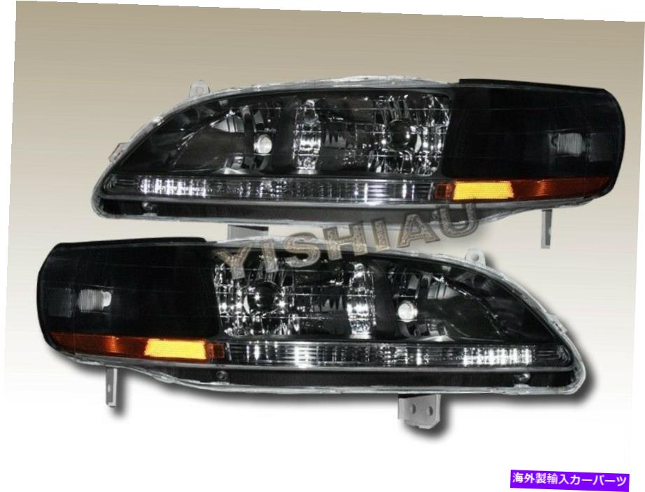 USヘッドライト 1998-2002ホンダアコード2 / 4Dユーロヘッドライトブラック99 00 Fit for 1998-2002 HONDA ACCORD 2/4D EURO HEADLIGHTS BLACK 99 00【並行輸入品】 37,567円