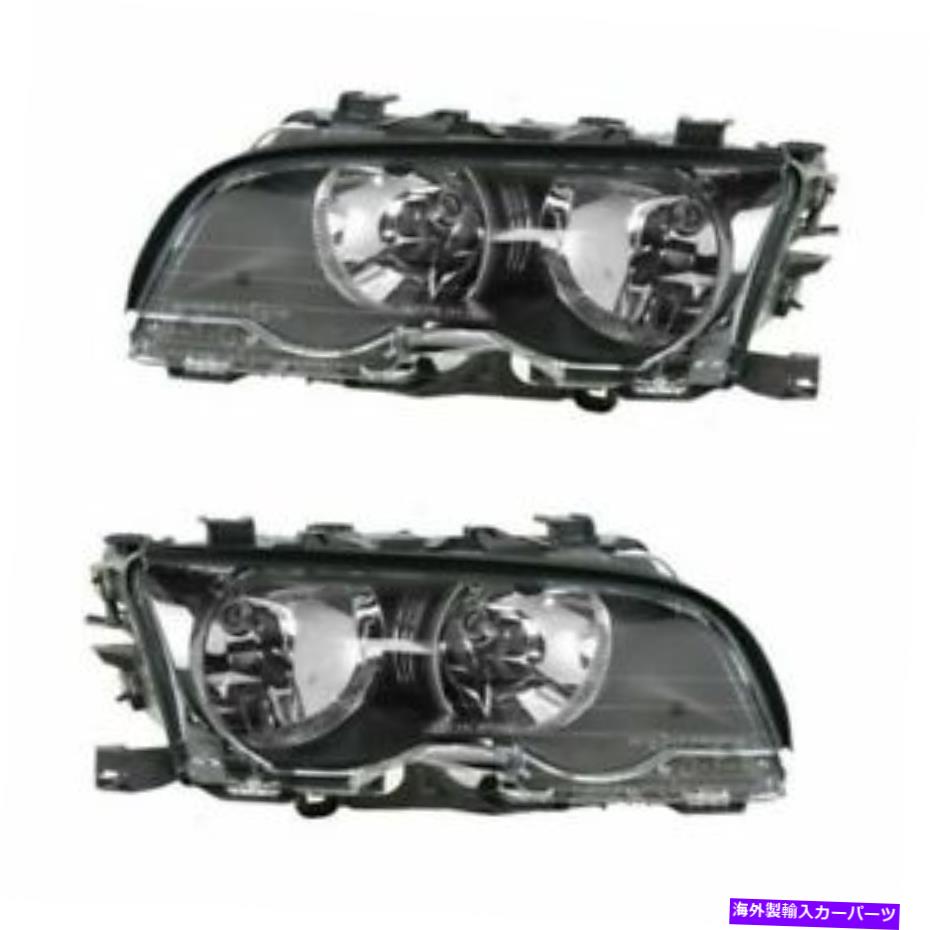 USヘッドライト BM 323i 325i 330i Coupe 1999 - 2001ヘッドライトハロゲン左右ペア FIT FOR BM 323I 325I 330I COUPE 1999 - 2001 HEADLIGHT HALOGEN RIGHT & LEFT PAIR【並行輸入品】