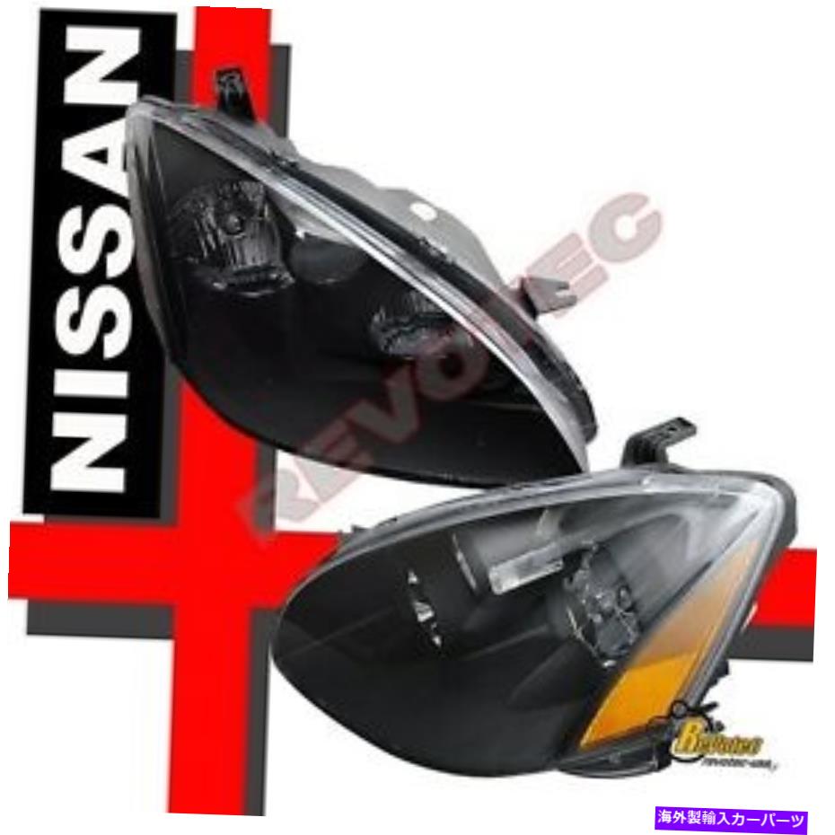USヘッドライト ブラックOEスタイルのヘッドライトヘッドランプは02 03 03 04日産アルティマRh＆LH Black OE Style Headlights Head Lamps For 02 03 04 Nissan Altima RH & LH【並行輸入品】