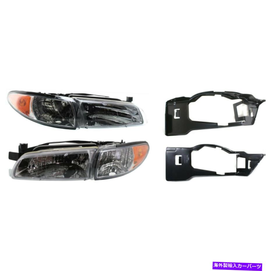 USヘッドライト Pontiac Grand Prix 97-03のための新しい自動ボディ修理ドライバー＆旅客サイドLH RH New Auto Body Repair Driver & Passenger Side LH RH for Pontiac Grand Prix 97-03【並行輸入品】