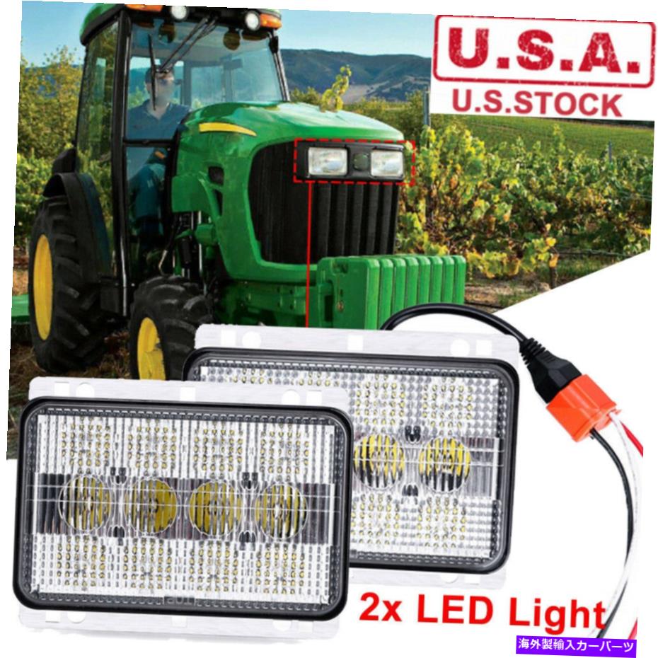 USヘッドライト John Deere 5Mシリーズ5065m 5095m 5095m 5095m 5095mのための2倍のLEDフロントフードライト 2x LED Front Hood Light For John Deere 5M Series 5065M 5075M 5085M 5095M 5105M【並行輸入品】