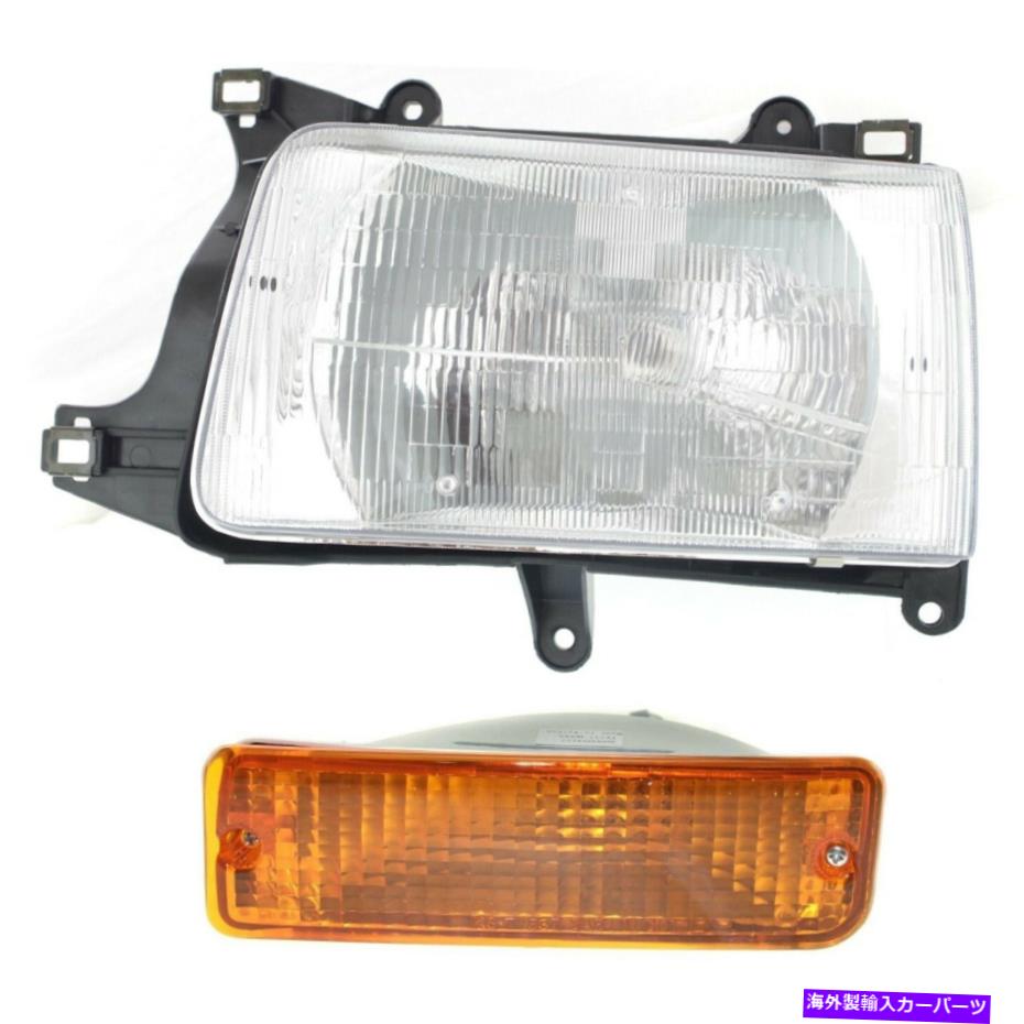 USヘッドライト 1993年 - 1998年のHeadlightキットTOYOTA T100左2ピース Headlight Kit For 1993-1998 Toyota T100 Left 2pc【並行輸入品】