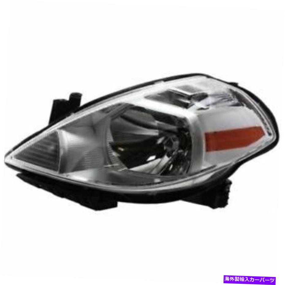 USヘッドライト 07-12、助手席側のヘッドライト、クリアレンズの場合 For Versa 07-12, Passenger Side Headlight, Clear Lens【並行輸入品】