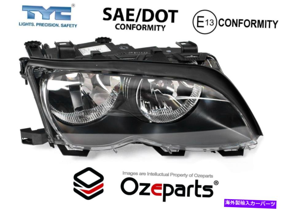 USヘッドライト Rh RHS右ヘッドライトランプハロゲン3シリーズE46セダンワゴン01~05 RH RHS Right Hand Head Light Lamp Halogen For BMW 3 Series E46 Sedan Wagon 01~05【並行輸入品】