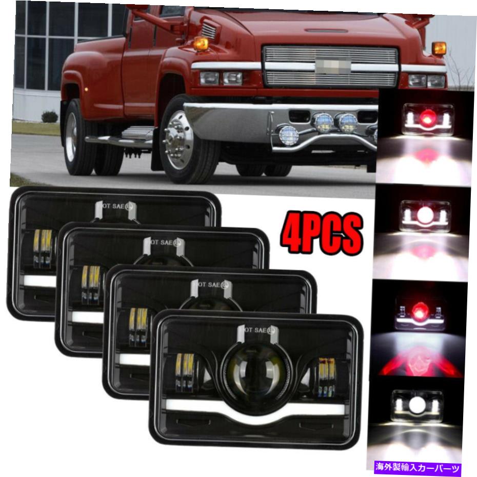 USヘッドライト 4pcs 4x6 \
