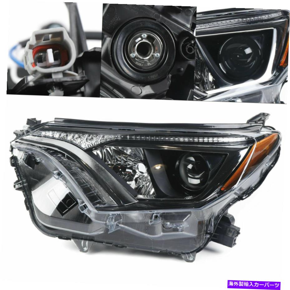 USヘッドライト 16-18トヨタRAV4プロジェクターヘッドライトフロントランプドライバ左側のreltacemen For 16-18 Toyota Rav4 Projector Headlight Front Lamp Driver Left Side Replacemen【並行輸入品】 37,567円