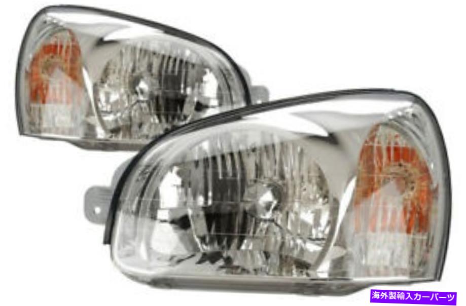 USヘッドライト Hyundai Santa Feヘッドライトペアセット For 2003 Hyundai Santa FE Headlights Pair Set【並行輸入品】｜Us Custom Parts Shop USDM 38,506円