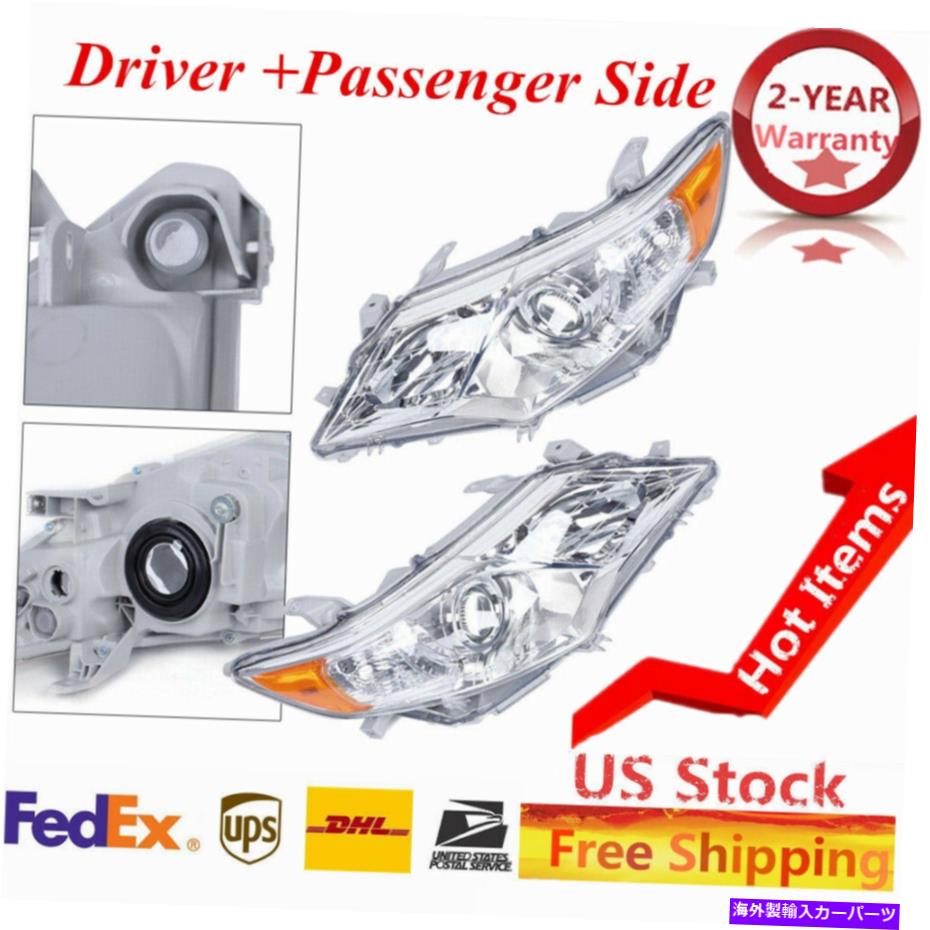 USヘッドライト カープロジェクターヘッドライトヘッドランプドライバー+ 2012-2014トヨタカムリS Car Projector Headlights Headlamps Driver+Passenger For 2012-2014 Toyota Camry S【並行輸入品】｜Us Custom Parts Shop USDM 38,506円