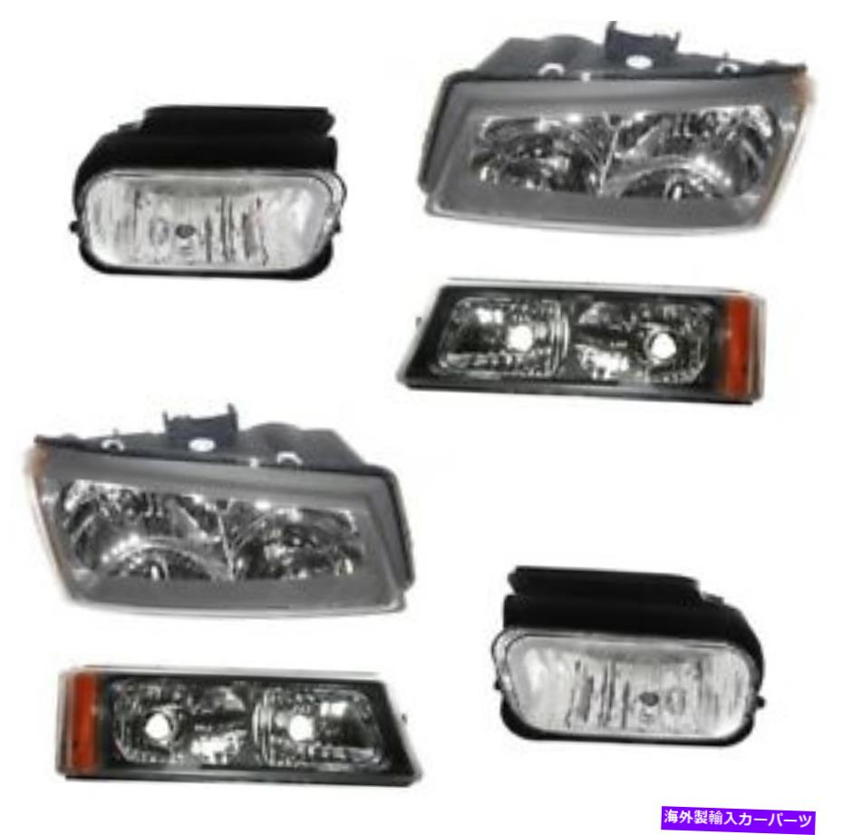 USヘッドライト 2003年2004 2005 2006 Chevy Silveradoヘッド＆シグナル＆フォグライトランプコンボ（6PC） 2003 2004 2005 2006 CHEVY SILVERADO HEAD & SIGNAL & FOG LIGHT LAMP COMBO ( 6PC )【並行輸入品】 37,567円