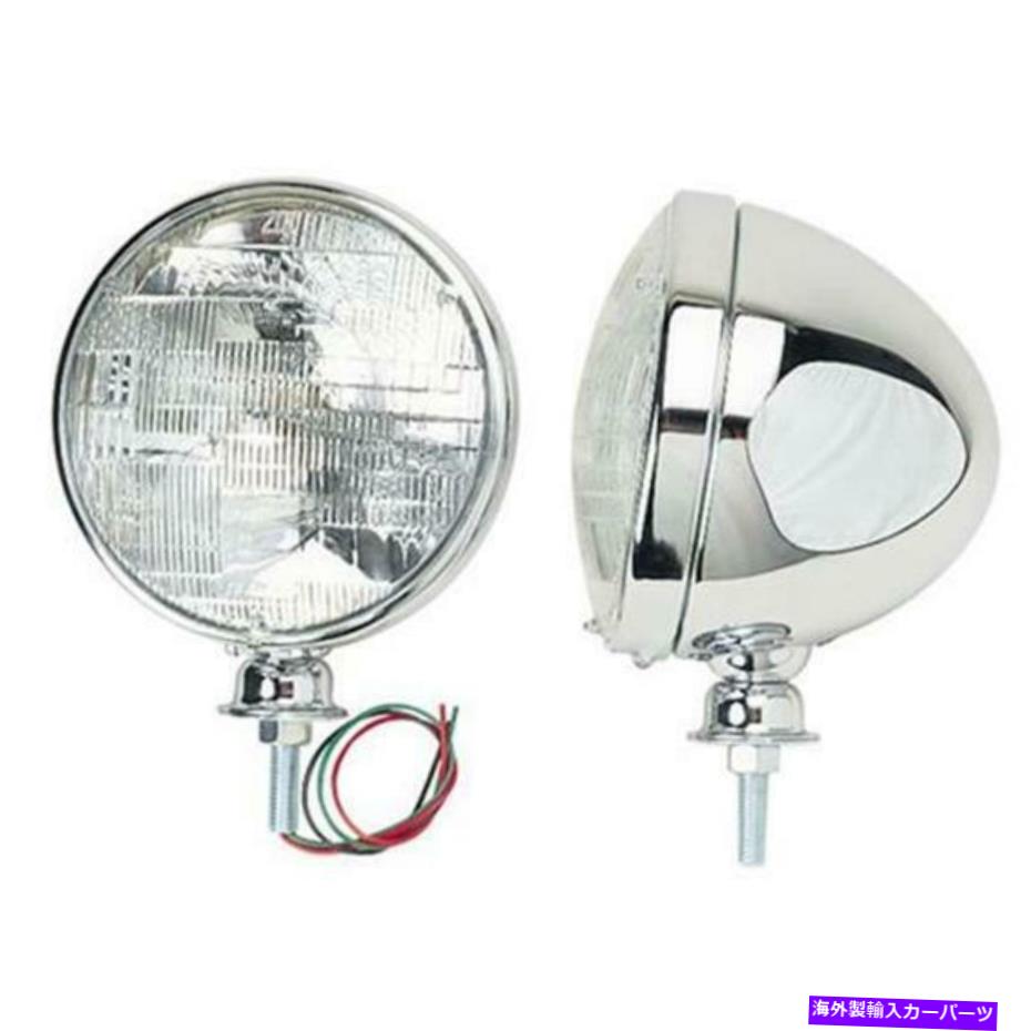 USヘッドライト ステンレス鋼のダイエットタイプのヘッドライト、標準電球 Stainless Steel Dietz Type Headlights, Standard Bulb【並行輸入品】