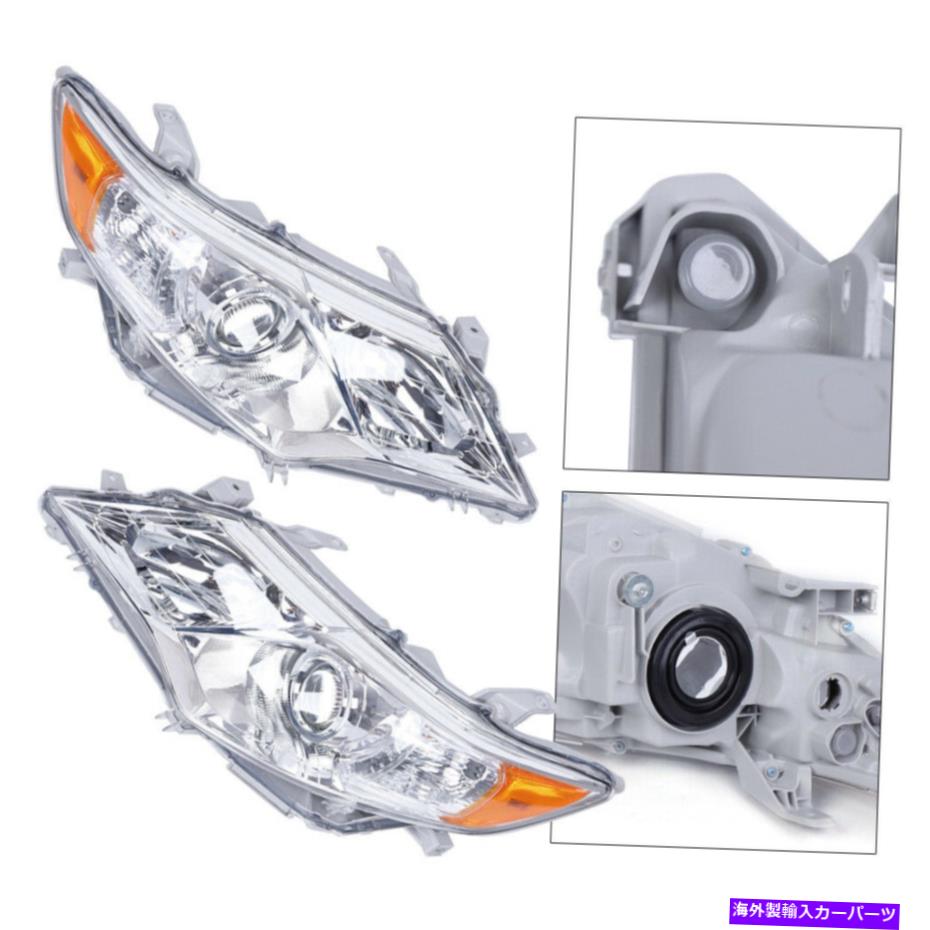 USヘッドライト プロジェクタヘッドライトクロムドライバー+ 2012-14トヨタカムリ2.5Lのための助手席側 Projector Headlights Chrome Driver +Passenger Side For 2012-14 Toyota Camry 2.5L【並行輸入品】