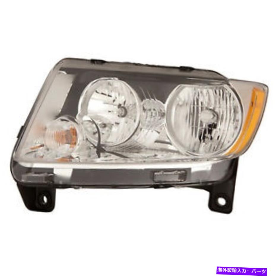 USヘッドライト ヘッドライトハロゲンカーバ左ハンドドライバーサイドフィット2011-2013ジープグランドチェロキー Headlight Halogen CAPA Left Hand Driver Side Fits 2011-2013 Jeep Grand Cherokee【並行輸入品】