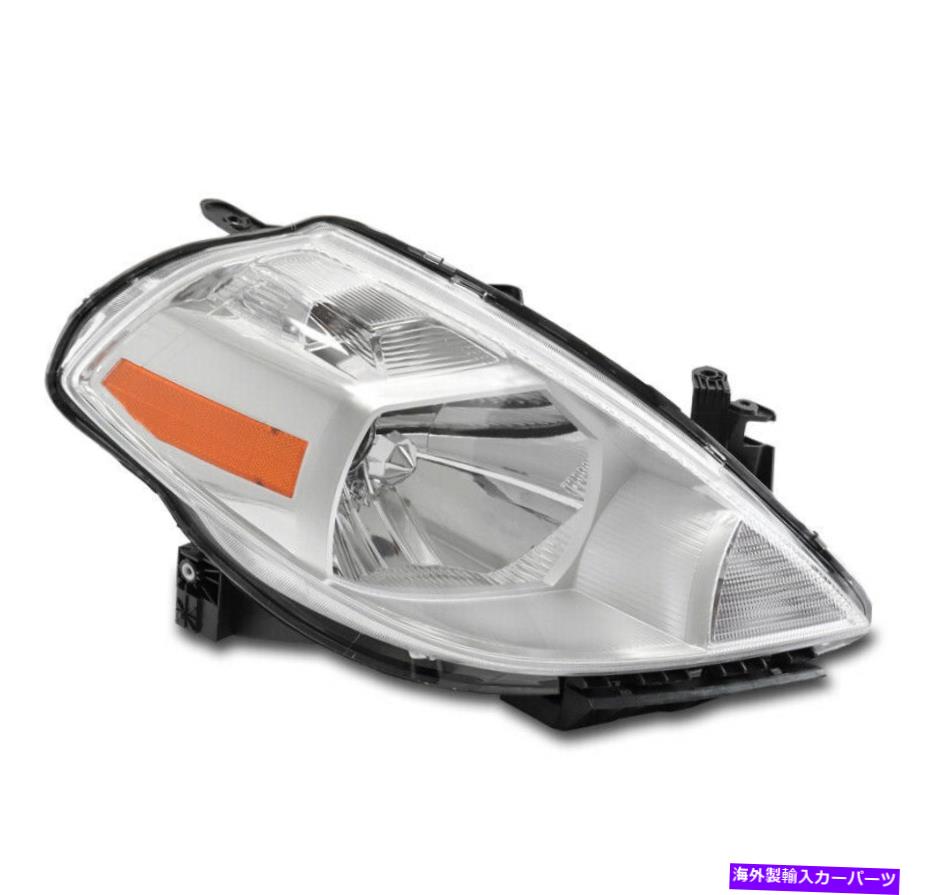 USヘッドライト 2007-11の逆の逆の逆Hatchback Chrome Headlightヘッドランプ旅客RH側 For 2007-11 Versa/12 Versa Hatchback Chrome Headlight Headlamp Passenger RH Side【並行輸入品】