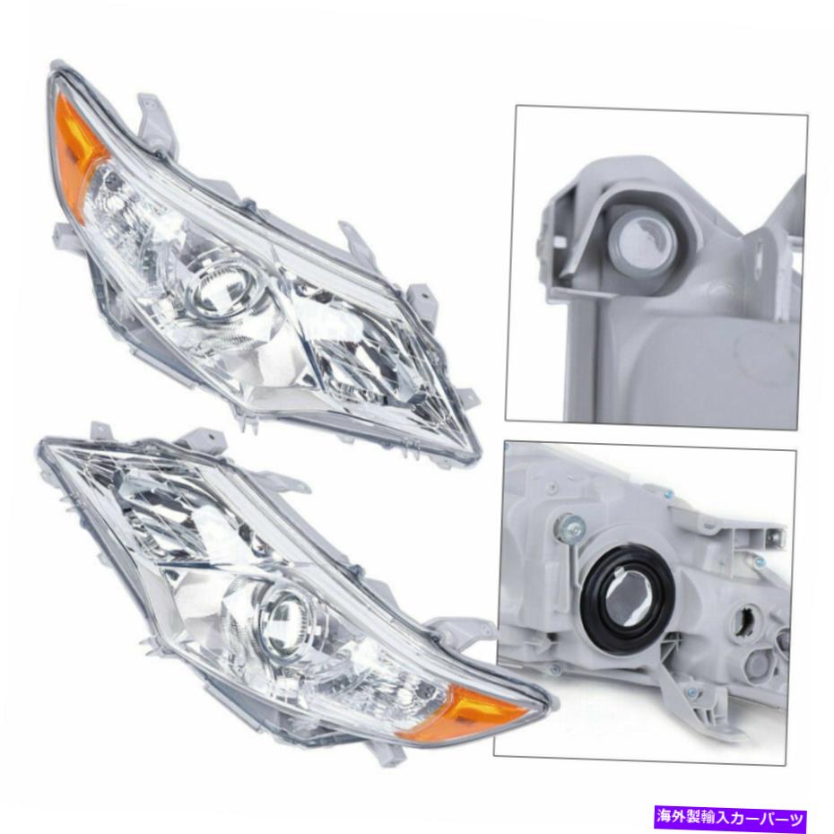 USヘッドライト 2012-14トヨタカムリプロジェクターヘッドライトヘッドランプ交換L / R保証 For 2012-14 Toyota Camry Projector Headlights Headlamps Replacement L/R Warranty【並行輸入品】
