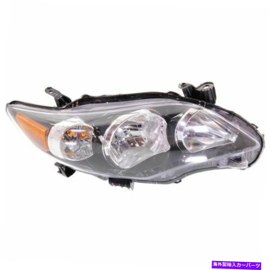USヘッドライト TO2503204C 11-13 TOYOTA COROLLA CAPA旅客サイドのヘッドライト TO2503204C Headlight for 11-13 Toyota Corolla CAPA Passenger Side【並行輸入品】