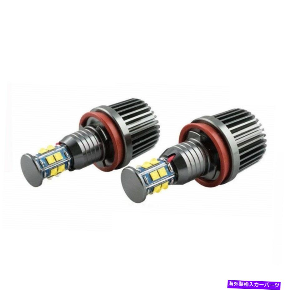 USヘッドライト BMW E92 E90 E82 E80 E80 E89 X6 12 LED Angel Eye 120W 2600LM電球 For BMW E92 E90 E82 E80 E89 X6 12 LED Angel Eye 120W 2600LM Light Bulbs【並行輸入品】