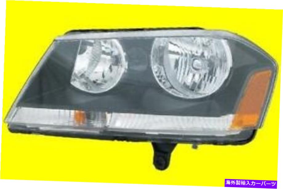 USヘッドライト Dodge Avenger 2008-2014 |の左黒ヘッドライト5303745AD CH2502194 Left BLACK HEAD LIGHT for DODGE AVENGER 2008-2014 | 5303745AD CH2502194【並行輸入品】