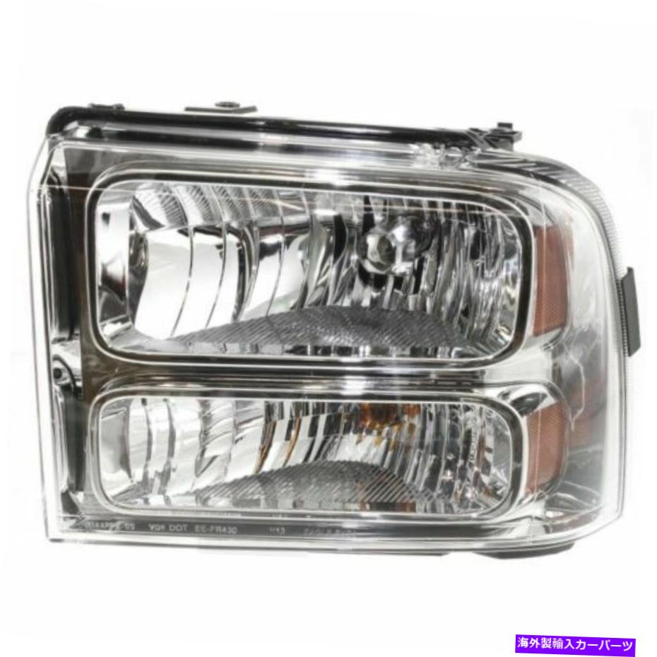 USヘッドライト F-250スーパーデューティ05-07、CAPAドライバ側ヘッドライト、クリアレンズ For F-250 Super Duty 05-07, CAPA Driver Side Headlight, Clear Lens【並行輸入品】