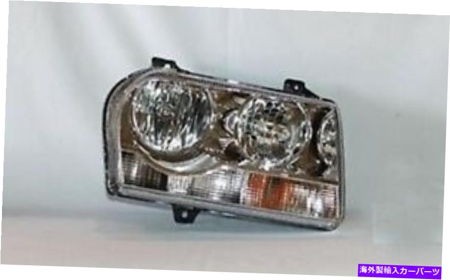 USヘッドライト 2008-2009 Chrysler 300 2.7L / 3.5Lの右側交換用ヘッドライトアセンブリ Right Side Replacement Headlight Assembly For 2008-2009 Chrysler 300 2.7L/3.5L【並行輸入品】
