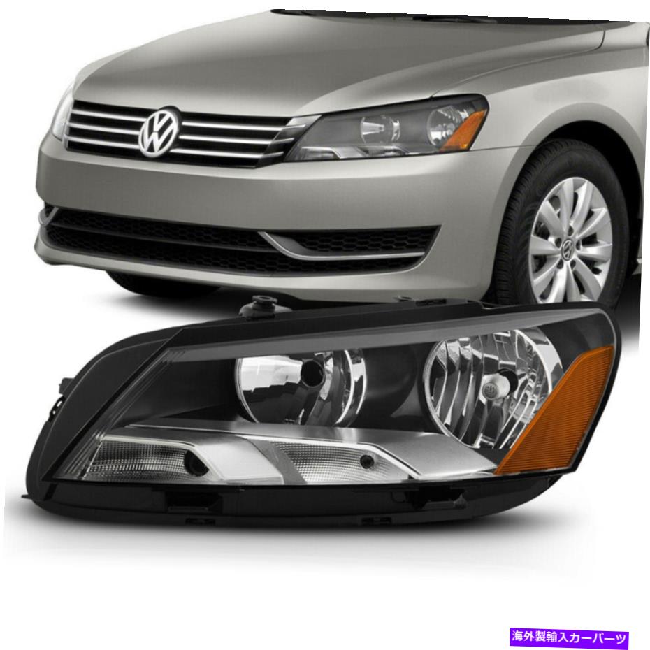 USヘッドライト [ファクトリースタイル] 2012-2015 VW Passatドライバ側左ヘッドライトランプの交換 [Factory Style] 2012-2015 VW Passat Driver Side Left Headlight Lamp Replacement【並行輸入品】