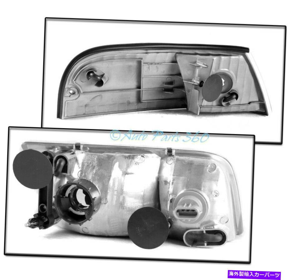 USヘッドライト 98-11フォードクラウンビクトリア交換用クロムヘッドライト+コーナーW / LED DRLランプ FOR 98-11 FORD CROWN VICTORIA REPLACEMENT CHROME HEADLIGHT+CORNER W/LED DRL LAMP【並行輸入品】｜Us Custom Parts Shop USDM