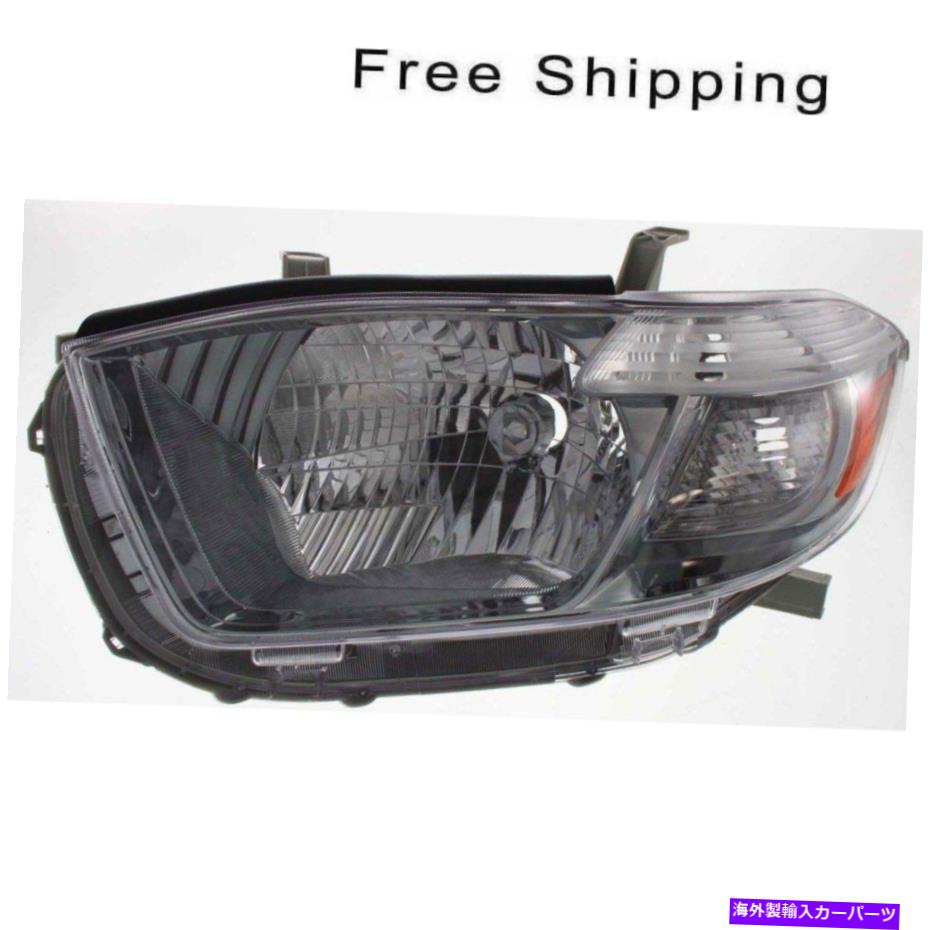 USヘッドライト ヘッドランプレンズとハウジングの運転手側はトヨタハイランダースポーツから2502177 Head Lamp Lens and Housing Driver Side Fits Toyota Highlander Sport TO2502177【並行輸入品】