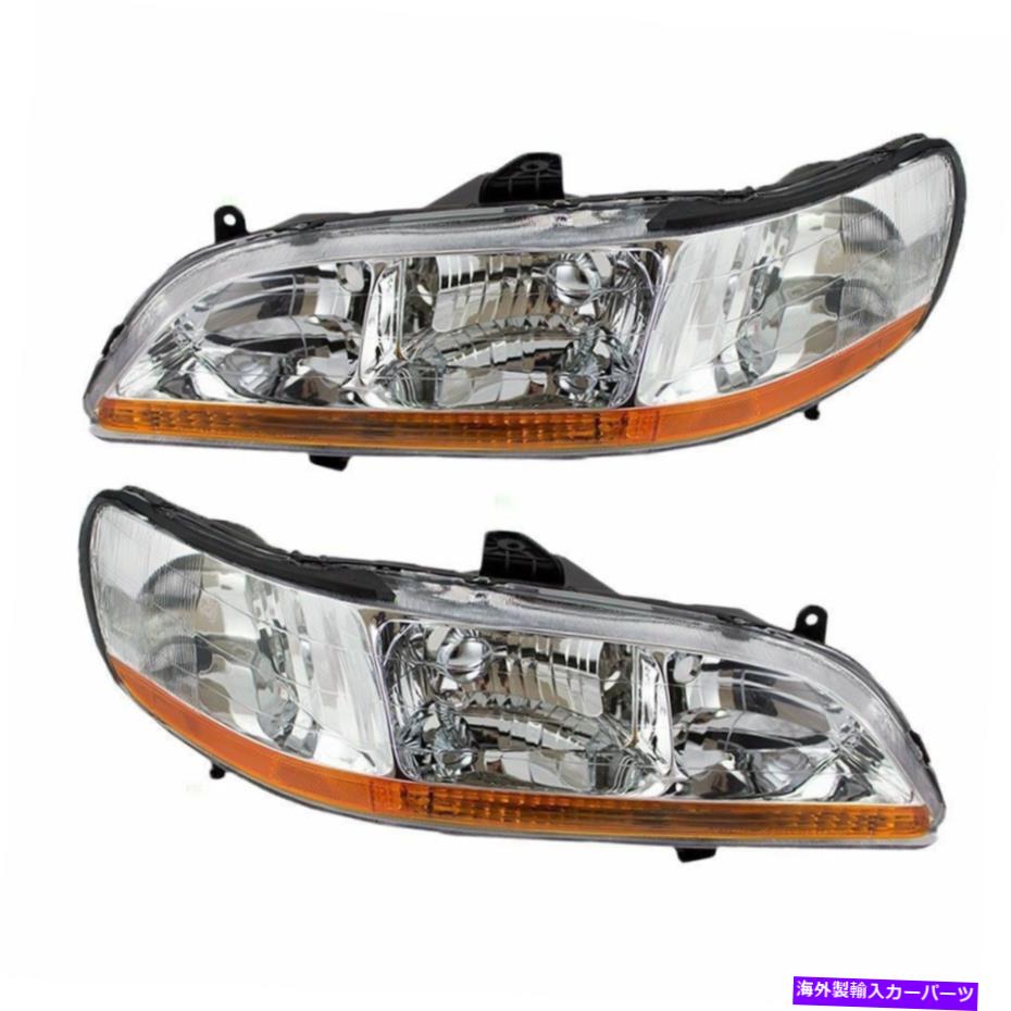 USヘッドライト 新しいヘッドランプは2001-2002ホンダアコードフロント右右右&左2502117 HO2503117 NEW HEAD LAMP FITS 2001-2002 HONDA ACCORD FRONT RIGHT & LEFT HO2502117 HO2503117【並行輸入品】