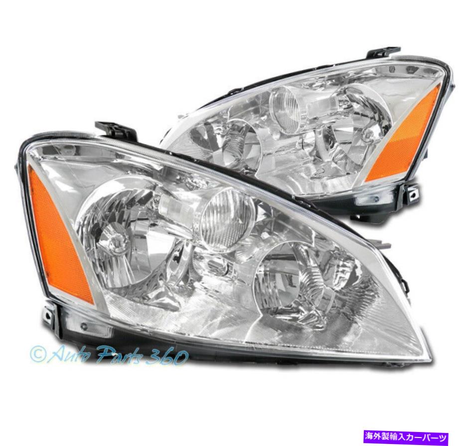 USヘッドライト 05-06 Altima SE-R SE SLの取り替えハロゲンヘッドライトヘッドランプランプクロム For 05-06 Altima SE-R SE SL Replacement Halogen Headlights Headlamps Lamp Chrome【並行輸入品】｜Us Custom Parts Shop USDM