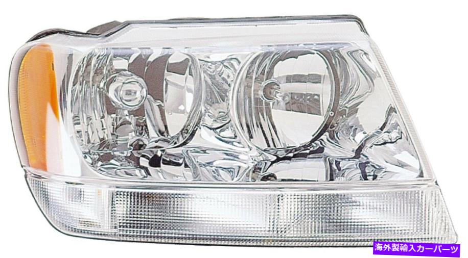 USヘッドライト ヘッドライトアセンブリ右ドーマン1590317フィット99-04ジープグランドチェロキー Headlight Assembly Right Dorman 1590317 fits 99-04 Jeep Grand Cherokee【並行輸入品】｜Us Custom Parts Shop USDM