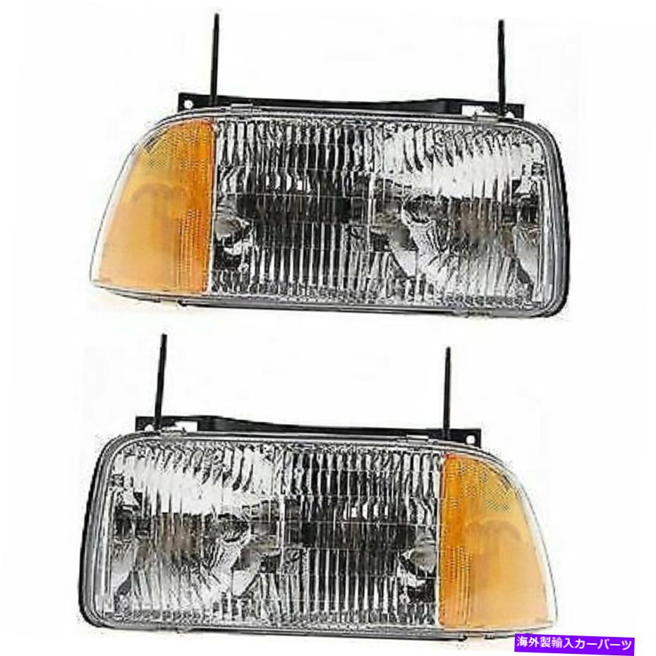 USヘッドライト GM2503133、GM2502133右+左側の新しいヘッドライトランプ2LH＆RHペアのランプ GM2503133, GM2502133 Right+Left Side New Headlights Lamps Set of 2 LH & RH Pair【並行輸入品】 37,567円