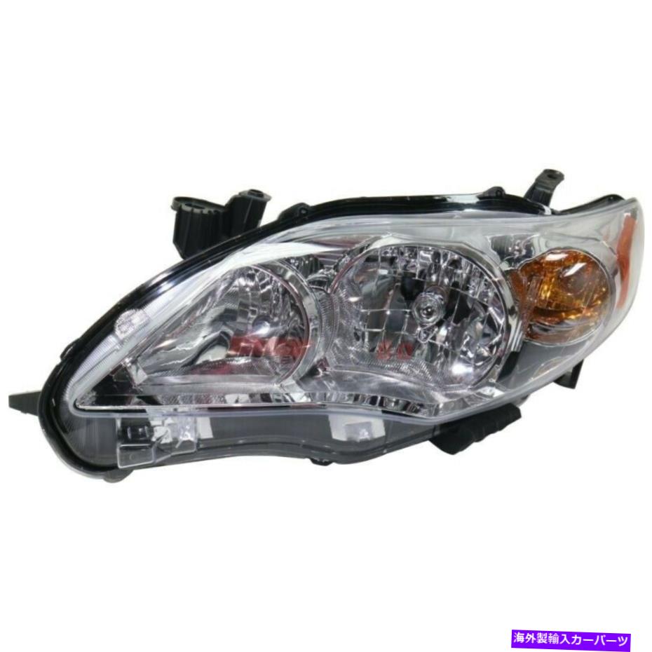 USヘッドライト 新しいハロゲンヘッドランプアセンブリ左フィット2011-2013トヨタカローラ8115002B50 NEW HALOGEN HEAD LAMP ASSEMBLY LEFT FITS 2011-2013 TOYOTA COROLLA 8115002B50【並行輸入品】