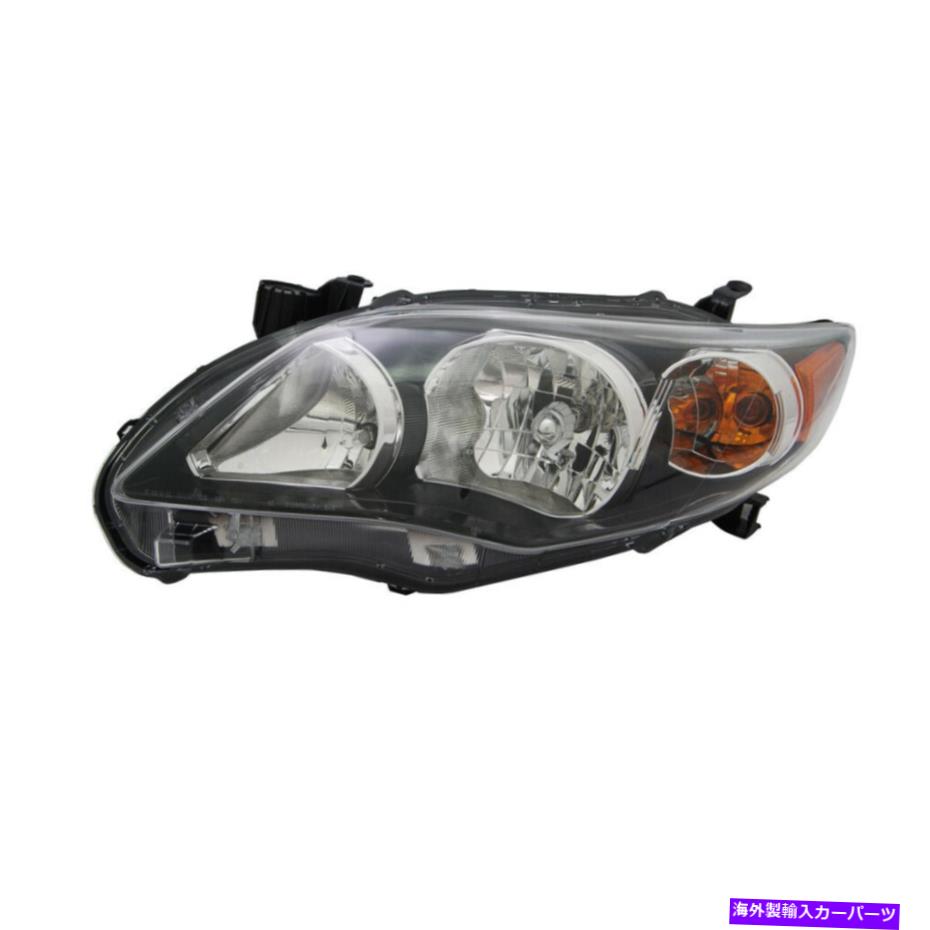 USヘッドライト ヘッドライトアセンブリ - CAPA認証済み左TYCフィット11~13トヨタカローラ Headlight Assembly-Capa Certified Left TYC fits 11-13 Toyota Corolla【並行輸入品】